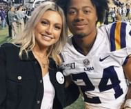 Carley Loup and Derek Stingley Jr.